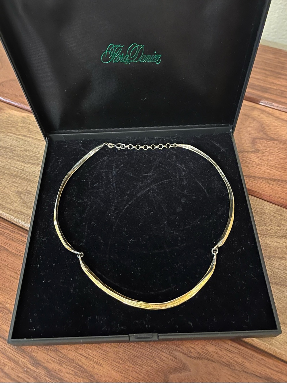 FLORA DANICA (Denmark) Gold-Plated Choker